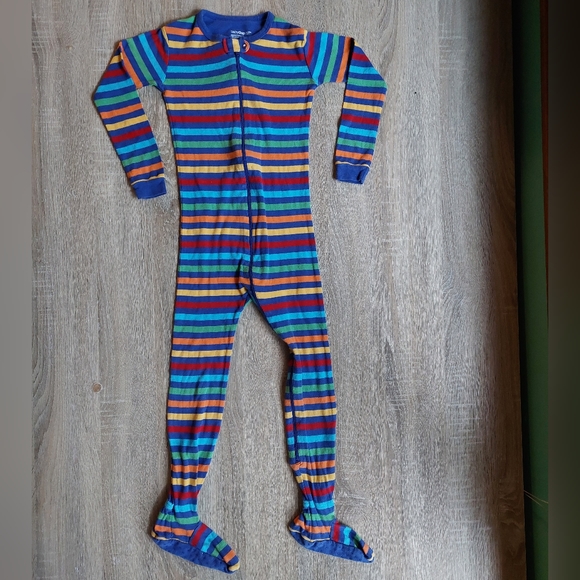 Gap vguc striped footed pajamas size 4 & 5 - Picture 6 of 16